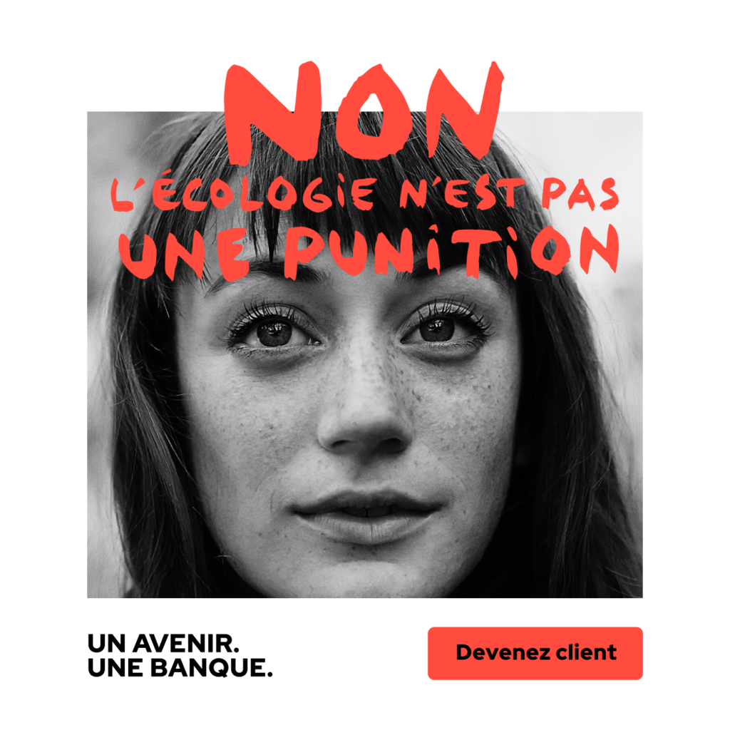 Le Crédit coopératif l&rsquo;affirme, l&rsquo;écologie n&rsquo;est pas une punition