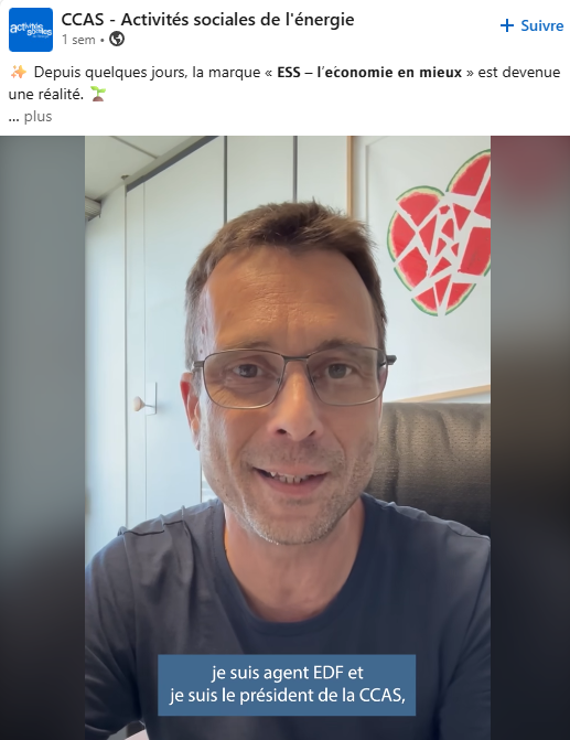 Anthony Juan, Président de la CCAS, souligne l’importance de se fédérer autour de cette marque ESS.
